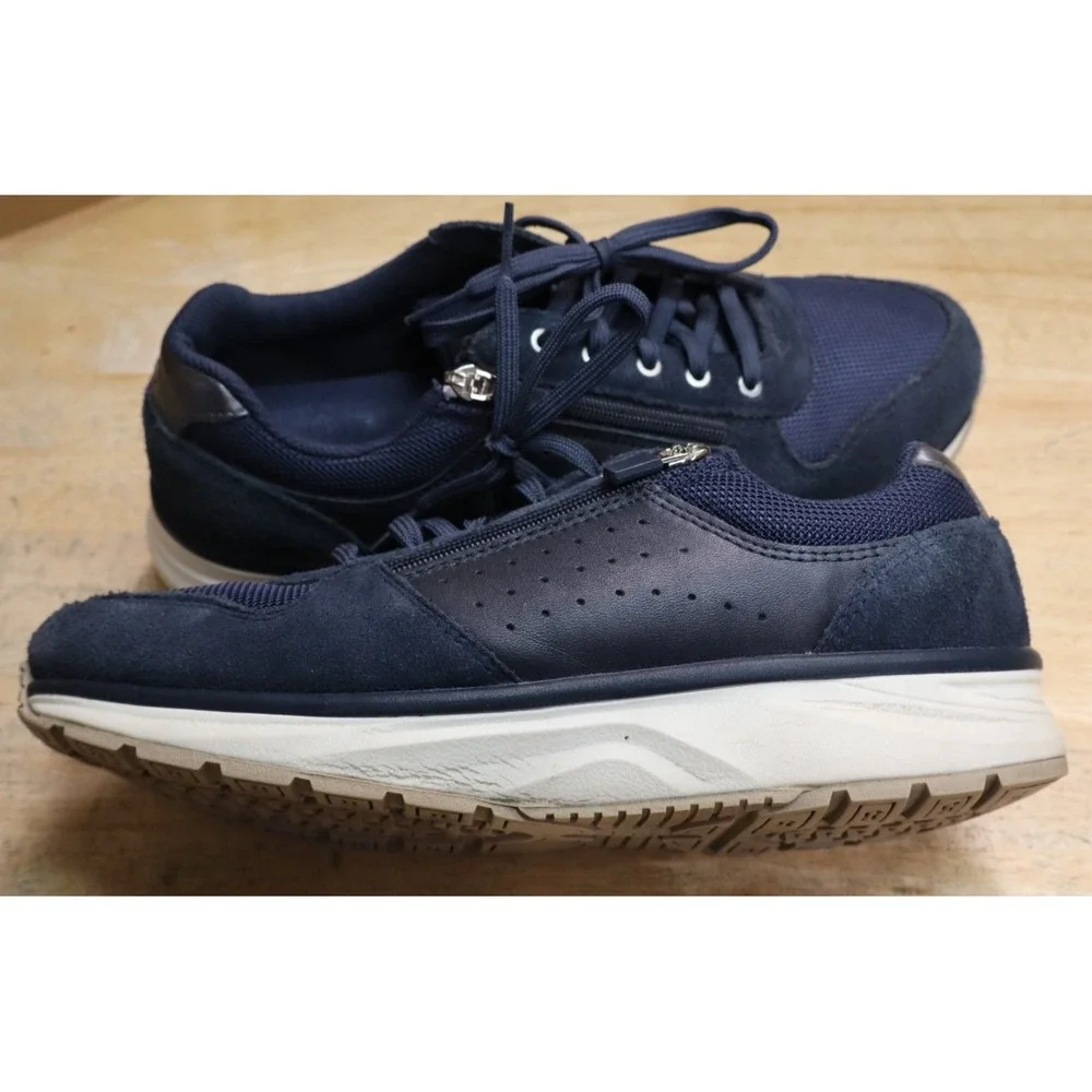 Joya Dynamo Zip Classic W Dark Blue Women's Shoes Sneakers US 10 walking Swiss
